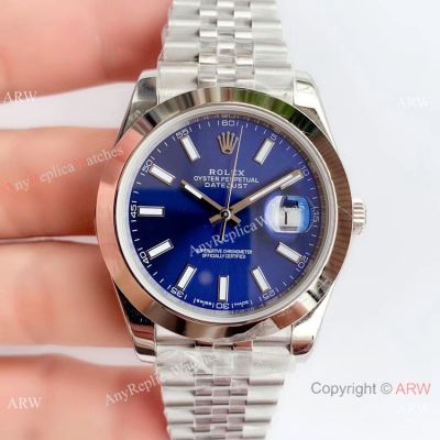 NEW Upgraded Swiss Copy Rolex Datejust 2 Blue Face Jubilee Watch (V3)